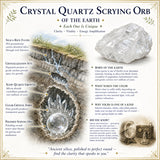 Crystal Quartz Scrying Orb