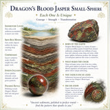 Dragon's Blood Jasper Mini-Sphere