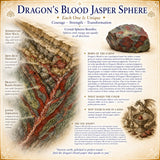 Sphère de jaspe sang de dragon
