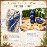 8-stykki Lapis Lazuli + Sitrine Shards Sett