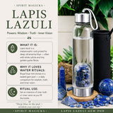 Lapis Lazuli Gem Pod vannflaske 💧