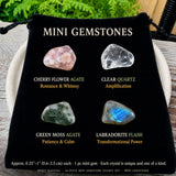 Σετ τσέπης Mini Gemstone 26 τεμαχίων + Βελούδινο πουγκί