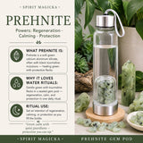 Prehnite Gem Pod vatnsflaska 💧