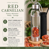 Μπουκάλι νερού Carnelian Gem Pod 💧
