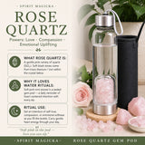Rose Quartz Gem Pod Vandflaske 💧