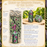 Ruby í Zoisite Divine Love 8-stykki sett