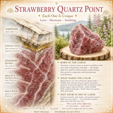 Strawberry Quartz Point