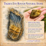 Tiger's Eye grófur náttúrusteinn