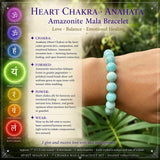 7-stykki Mala Bead Armband Chakra Set (armband fyrir hvert Chakra)