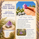 Ametist Fairy Cluster