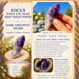 Dark Ametist Crystal Shard (Medium)