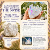 Angel Aura Quartz Cluster 👉 75% afsláttur