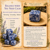 Blue Spot Jaspis Tumbled Cube