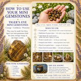Tiger's Eye Mini gimsteinar (50 grömm / 1,7 oz. Lot)