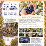 Blue Sandstone Mini Gemstones (50 γραμμάρια / 1,7 oz. Παρτίδα)