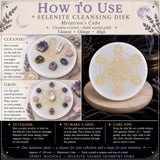 Δίσκος καθαρισμού κύβου Selenite Metatron