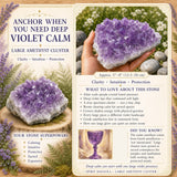 Stór Amethyst þyrping