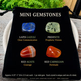 Σετ τσέπης Mini Gemstone 26 τεμαχίων + Βελούδινο πουγκί