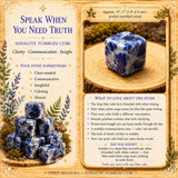 Sodalite Tumbled Cube