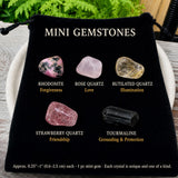 Σετ τσέπης Mini Gemstone 26 τεμαχίων + Βελούδινο πουγκί