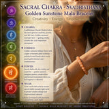 7-stykki Mala Bead Armband Chakra Set (armband fyrir hvert Chakra)