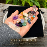 Σετ τσέπης Mini Gemstone 26 τεμαχίων + Βελούδινο πουγκί