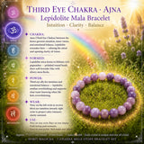 7-delt Mala Bead Armbånd Chakra Sæt (et armbånd til hvert Chakra)