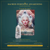 🌙 Sacred Feminine Awakening Oracle Deck & 13 Crystal altaris Set