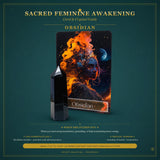 🌙 Sacred Feminine Awakening Oracle Deck & 13 Crystal altaris Set