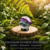27-stykki kristalrafall og kúlusett með Flash Labradorite