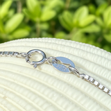 Classic Silver Box Chain Necklace