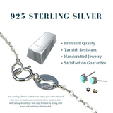 Larimar & Silver Stud Earrings