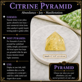 Citrine Pyramid - Lítill