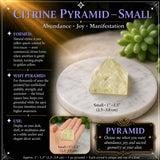 Citrine Pyramid - Lítill