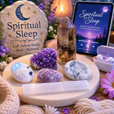 Spiritual Sleep - Fall Asleep Easily - Crystal Bundle, Audio Meditations & Guidebook