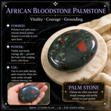 Afrikansk Bloodstone Palmstone