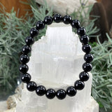 Spirit of Stillness – Obsidian & Agate Cat Totem Set