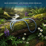 Blue Aventurine - 5th Chakra Stone Necklace