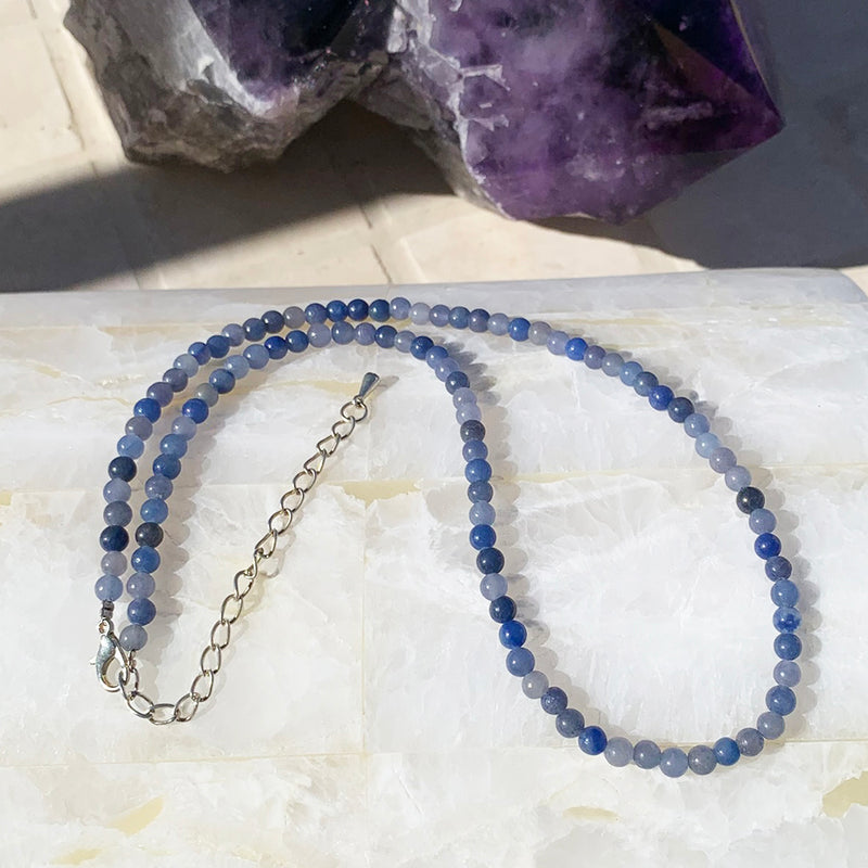Blue Aventurine - 5th Chakra Stone Necklace