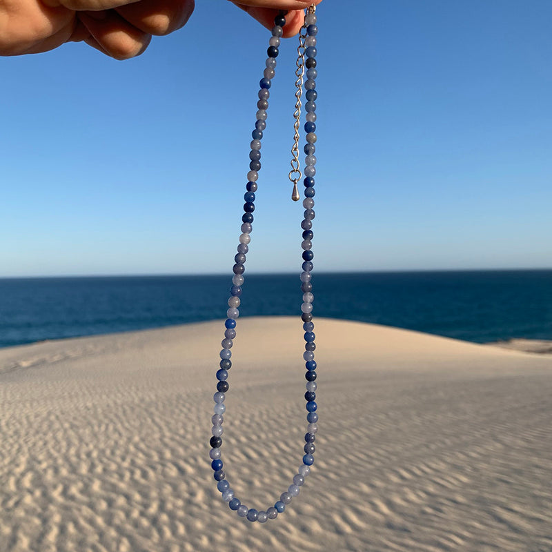 Blue Aventurine - 5th Chakra Stone Necklace