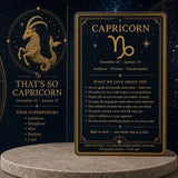 ♑ Capricórnio - 22 de dezembro a 19 de janeiro - Conjunto Zodiac Crystal Fusion com bolsa