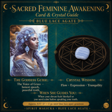 🌙 Sacred Feminine Awakening 13 Oracle kortstokkur + lítill gimsteinar