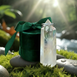 70% OFF - Opal & Silver Ring of Faith & Angel Aura Quartz Point