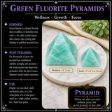 Grüne Fluorit-Pyramide – mittelgroß