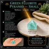 Grüne Fluorit-Pyramide – mittelgroß