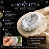 Howlite Worry Stone