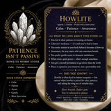 Howlite Worry Stone