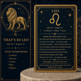 ♌ Ljón - 23. júlí - 21. ágúst - Zodiac Crystal Fusion sett með poka