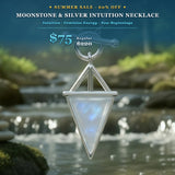 Ogrlica z obeskom iz bakrene žice Z ARRON DESIGN Serenity Moonstone