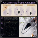 Obsidian-Kristall-Pendel
